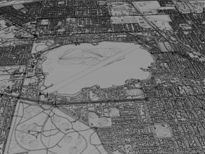 Ballarat city australia 40km 3D Model