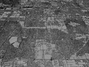 bandung city 25km 3D Model