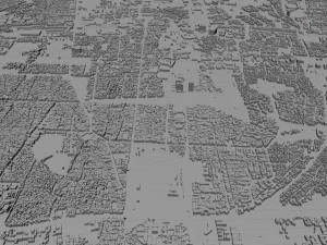 bandung city 25km 3D Model