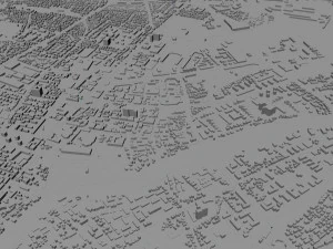 banja luka bosnia and herzegovina city 50km 3D Model