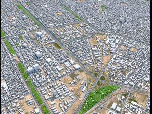 Basra city iraq 35km 3D Model
