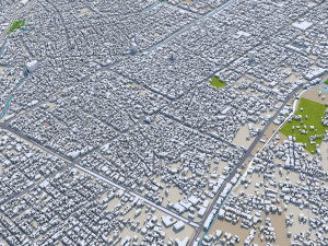 Basra city iraq 35km 3D Model