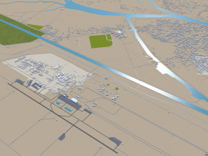 Basra city iraq 35km 3D Model