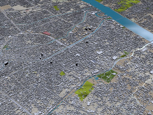 Basra city iraq 35km 3D Model
