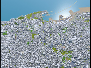 beirut city lebanon 30 km Modelo 3D