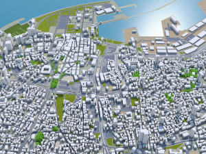 beirut city lebanon 30 km Modelo 3D