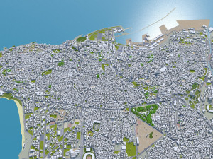 beirut city lebanon 30 km Modelo 3D
