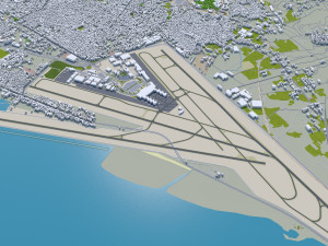 beirut city lebanon 30 km Modelo 3D