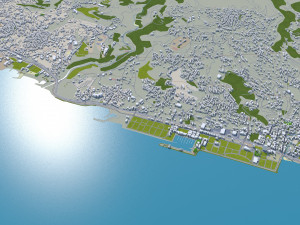 beirut city lebanon 30 km Modelo 3D