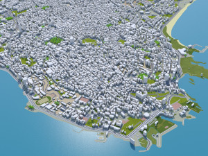 beirut city lebanon 30 km Modelo 3D
