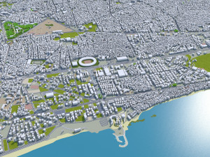 beirut city lebanon 30 km Modelo 3D