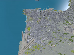 beirut city lebanon 30 km Modelo 3D