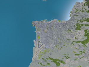 beirut city lebanon 30 km Modelo 3D