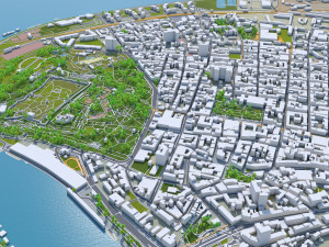 belgrade city serbia 60km 3D-Modell