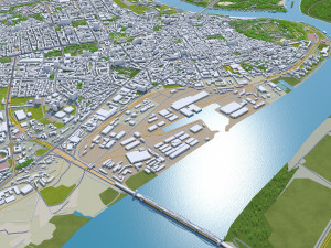 belgrade city serbia 60km 3D-Modell