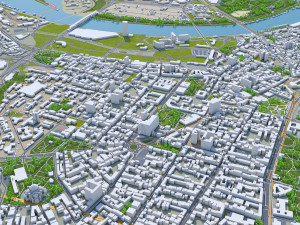belgrade city serbia 60km 3D-Modell