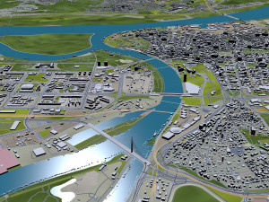 belgrade city serbia 60km 3D-Modell
