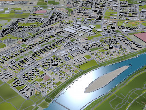 belgrade city serbia 60km 3D-Modell