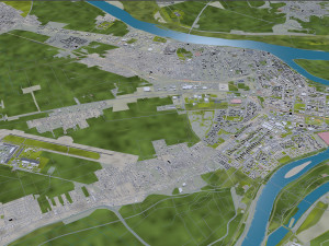belgrade city serbia 60km 3D-Modell