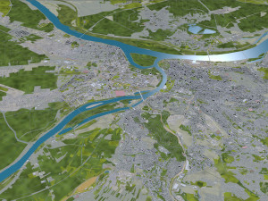 belgrade city serbia 60km 3D-Modell