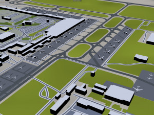 belgrade city serbia 60km 3D-Modell