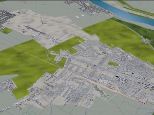 belgrade city serbia 60km 3D-Modell