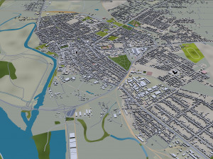 belgrade city serbia 60km 3D-Modell
