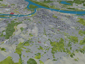 belgrade city serbia 60km 3D-Modell