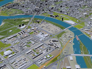 belgrade city serbia 60km 3D-Modell
