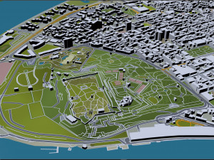 belgrade city serbia 60km 3D-Modell