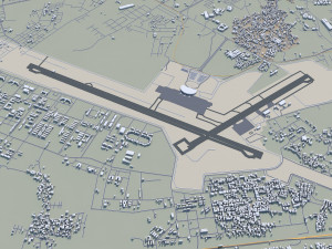 bhopal city india 70km 3D Model