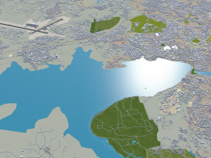 bhopal city india 70km 3D Model