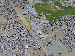 bhopal city india 70km 3D Model