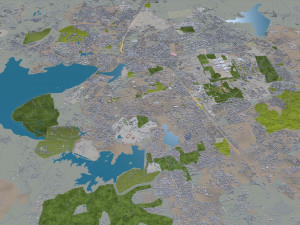 bhopal city india 70km 3D Model
