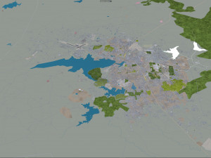 bhopal city india 70km 3D Model
