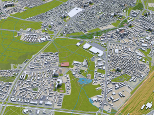 bialystok city poland 60km Modello 3D
