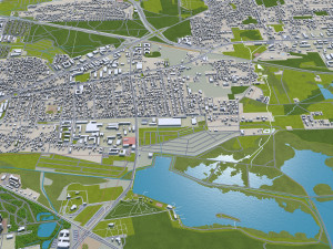 bialystok city poland 60km Modello 3D