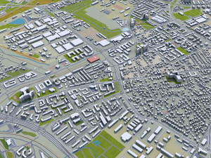 bialystok city poland 60km Modello 3D