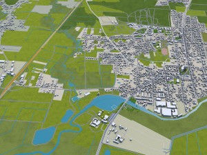 bialystok city poland 60km Modello 3D