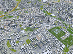 bialystok city poland 60km Modello 3D