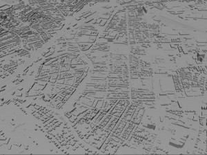bielefeld city germany 60km 3D 模型