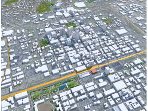 Birmingham city alabama 120 km 3D मॉडल