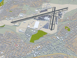 Birmingham city alabama 120 km 3D Model