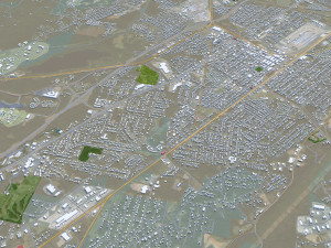 Birmingham city alabama 120 km 3D मॉडल