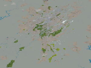 Birmingham city alabama 120 km 3D मॉडल