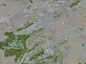 Birmingham city alabama 120 km 3D Model