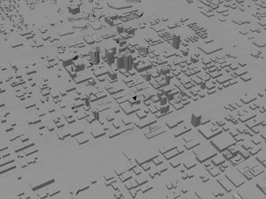 Birmingham city alabama 120 km 3D Model