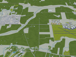 blenheim city new zealand 30km 3D मॉडल