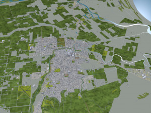 blenheim city new zealand 30km 3D मॉडल