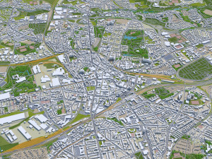 bochum city germany 35km 3D 모델